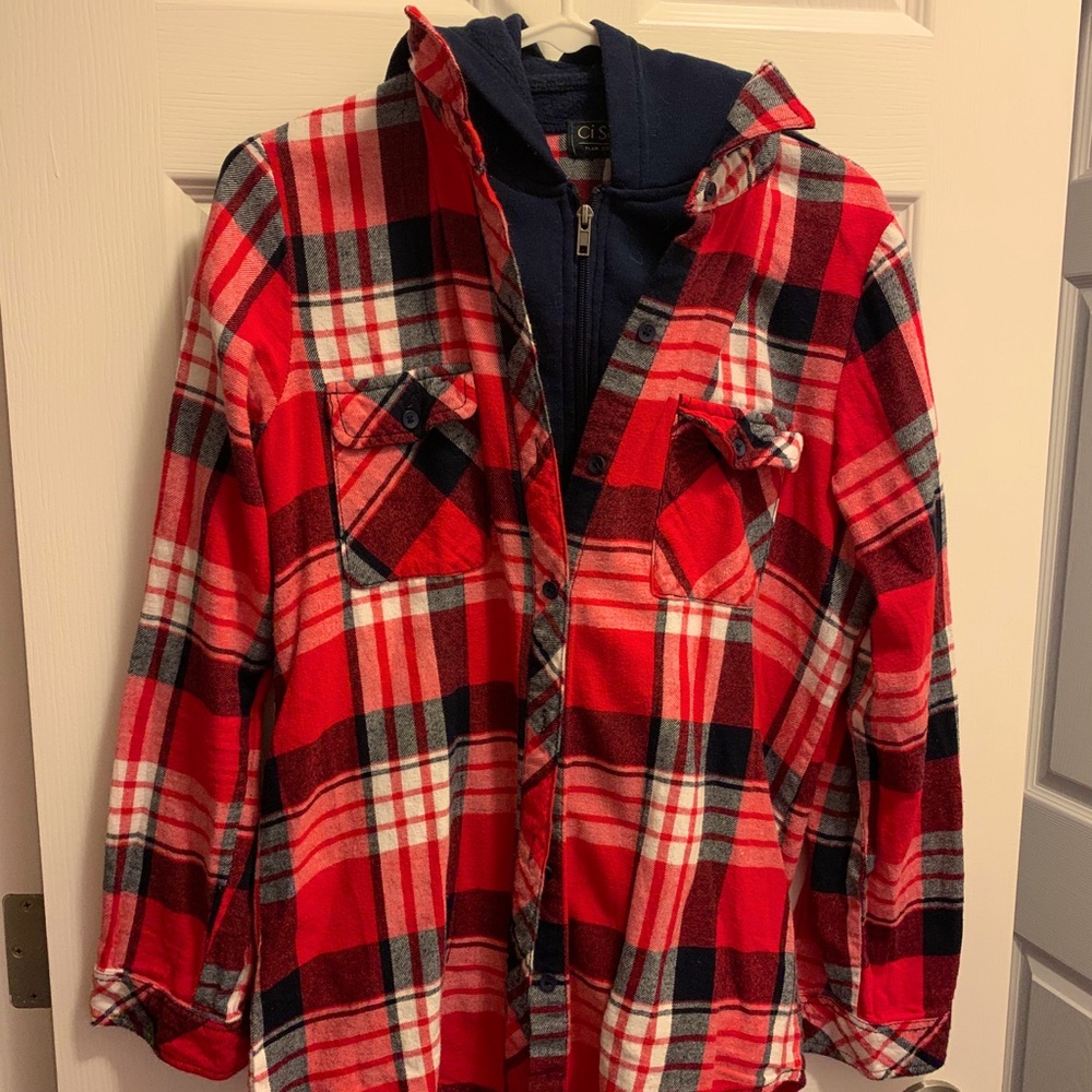 Ci Sono Plaid Flannel